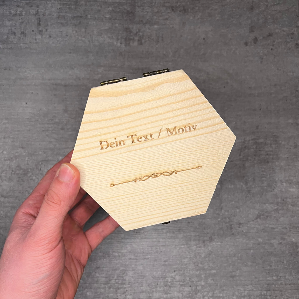 Holzbox (Sechseck)