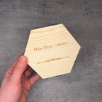 Holzbox (Sechseck)
