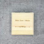 Holzbox (Quadrat-Magnet)