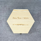 Holzbox (Sechseck)