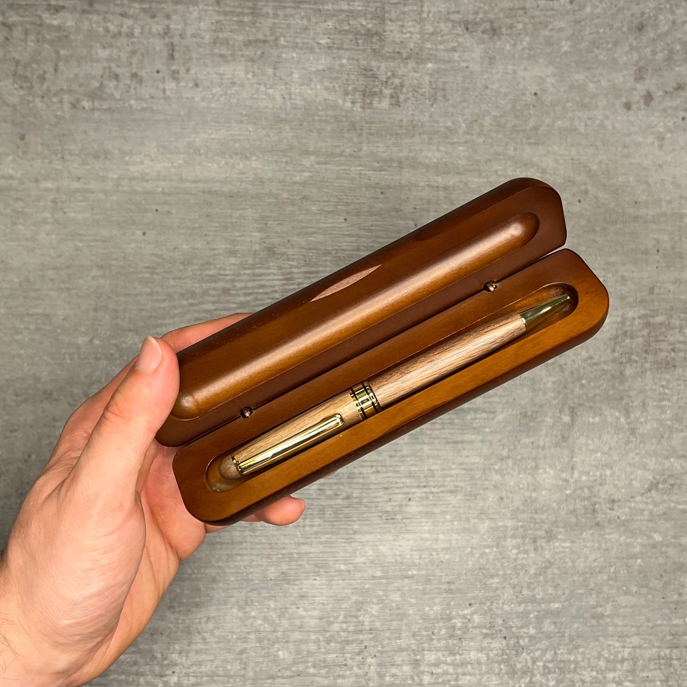 Kugelschreiber-Set (Nussbaum)
