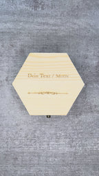 Holzbox (Sechseck)